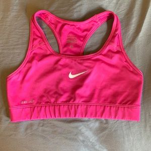 Nike Pro Victory Compression Sports Bra. Size small. Color pink.